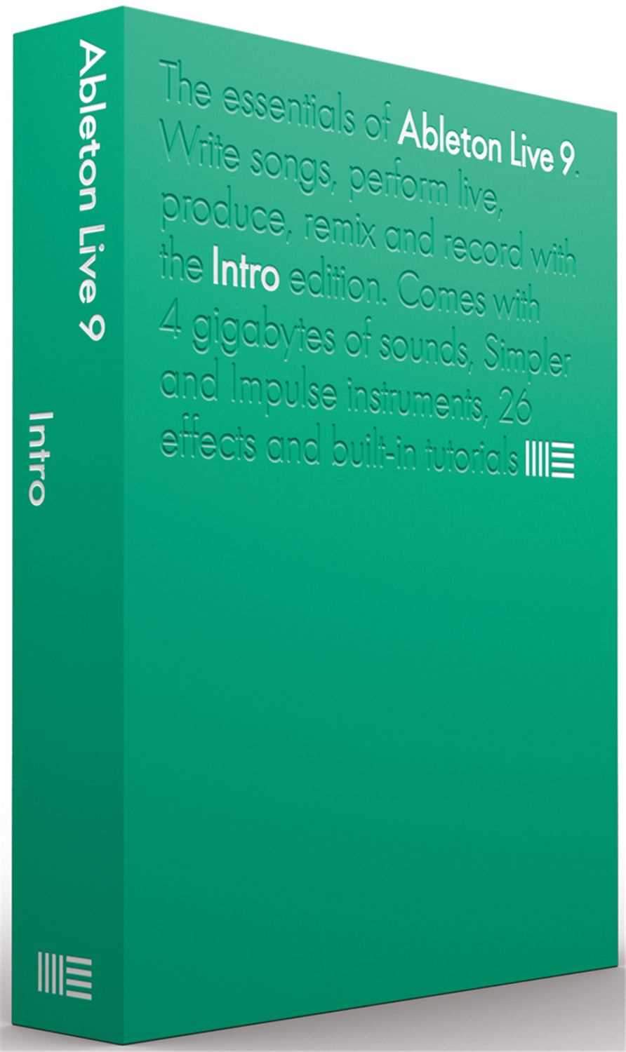 Ableton LIVE-9-INTRO Basic Production Software - PSSL ProSound and Stage Lighting