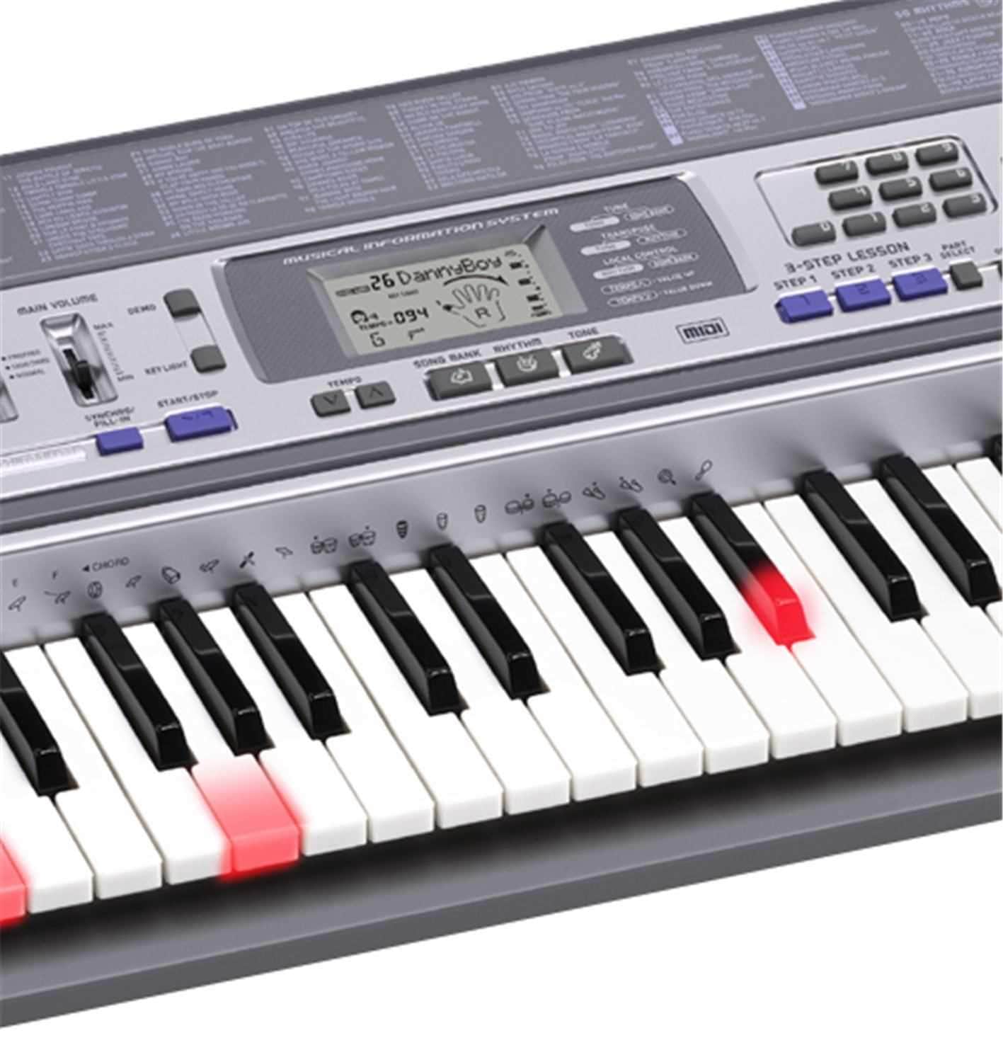 Casio LK100 61 Key Lighted Keyboard - PSSL ProSound and Stage Lighting
