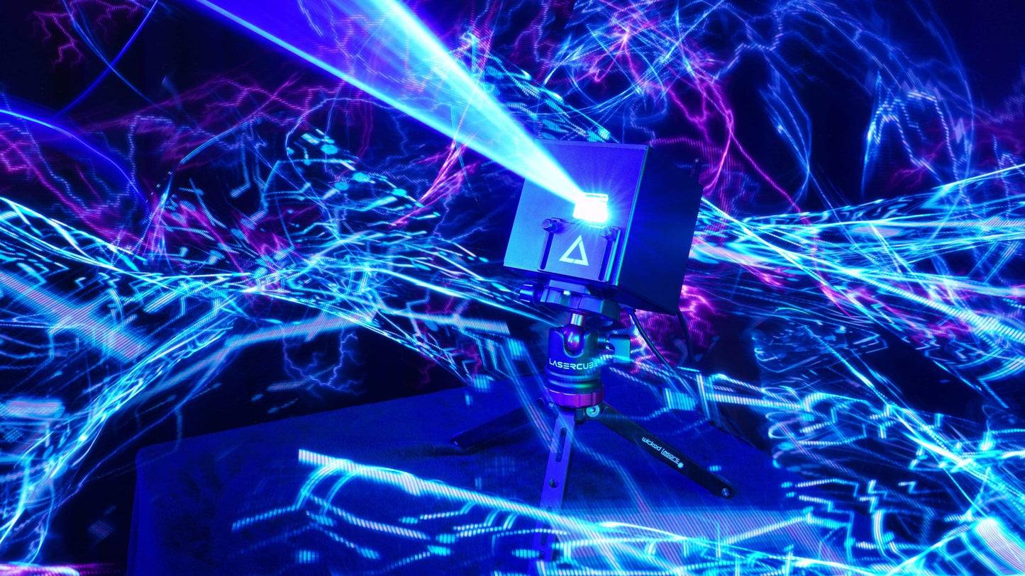 Wicked Lasers LaserCube WIFI 2.5W Laser Projector w/ DJX Package - ProSound and Stage Lighting
