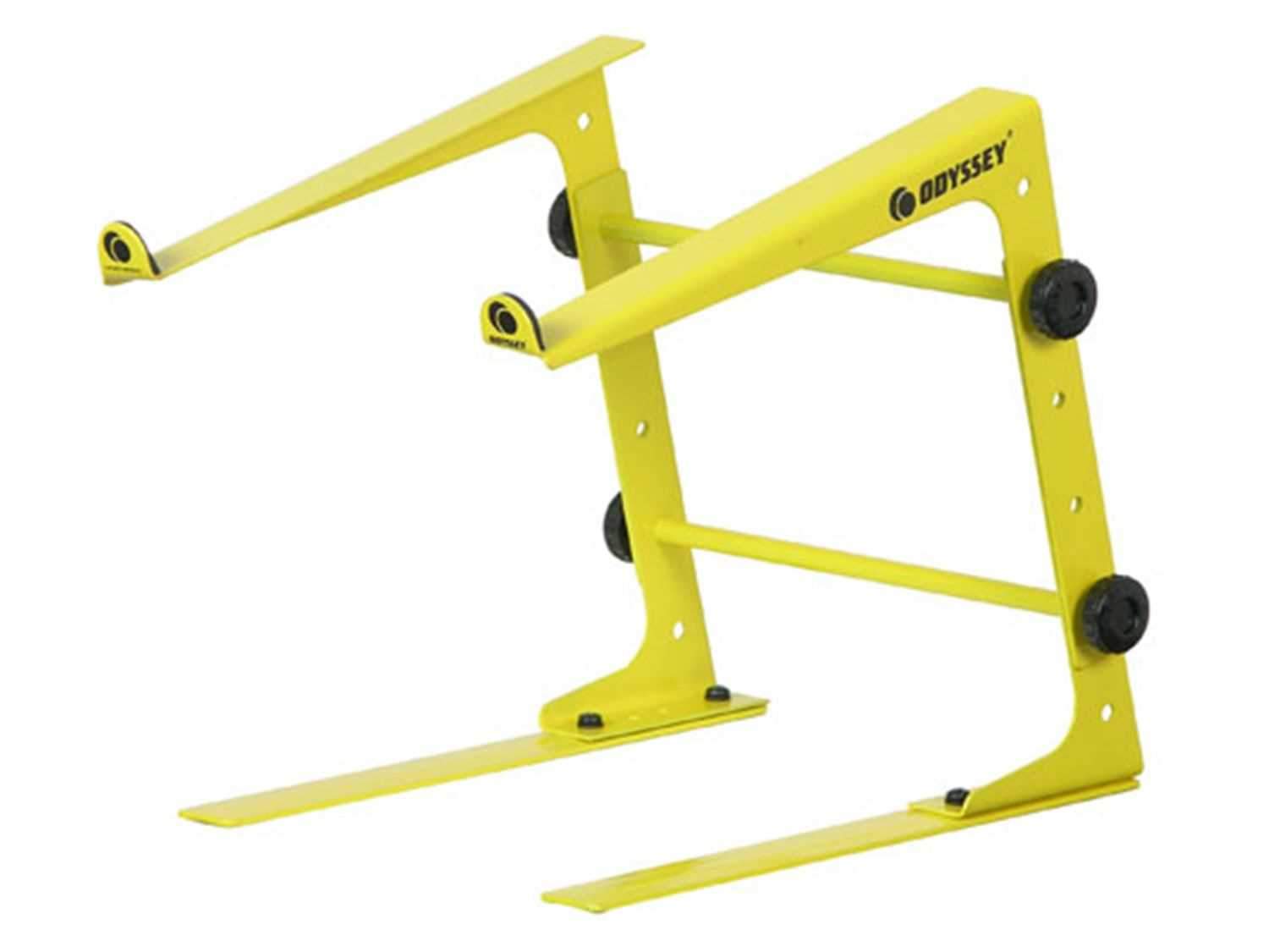 Odyssey LSTANDSYELLOW Dj Laptop Stand (Yellow) - PSSL ProSound and Stage Lighting