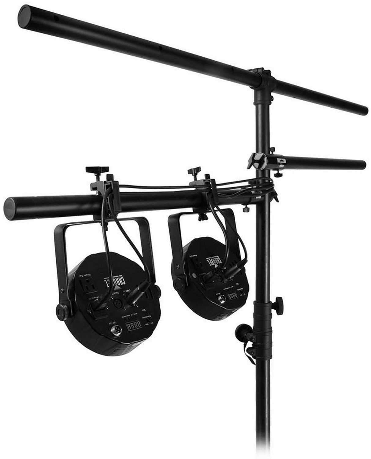 On-Stage Lighting Clamp w Cable Organizer - Pair - PSSL ProSound and Stage Lighting