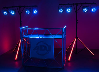 ADJ American DJ LTS Color Lighting T-Bar Stand with LED Legs - PSSL ProSound and Stage Lighting