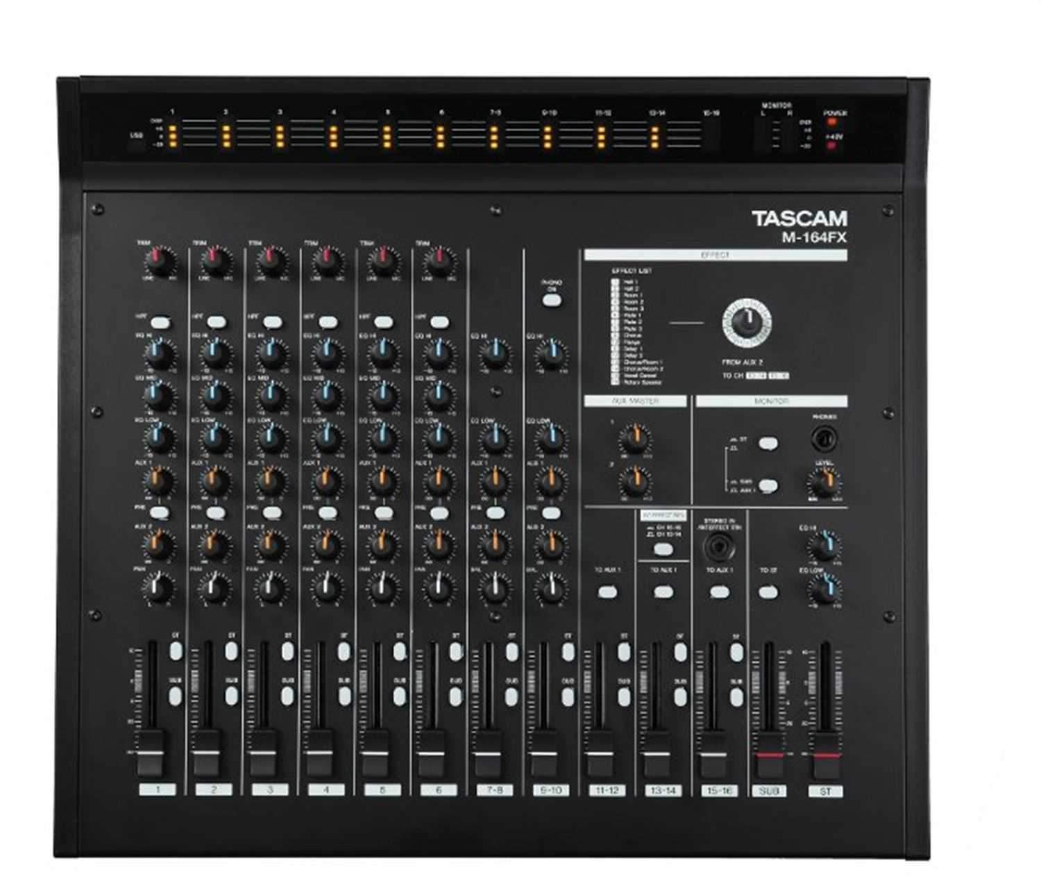 TASCAM 16 Channel 4 Bus Analog Mixer with FX - PSSL ProSound and Stage Lighting