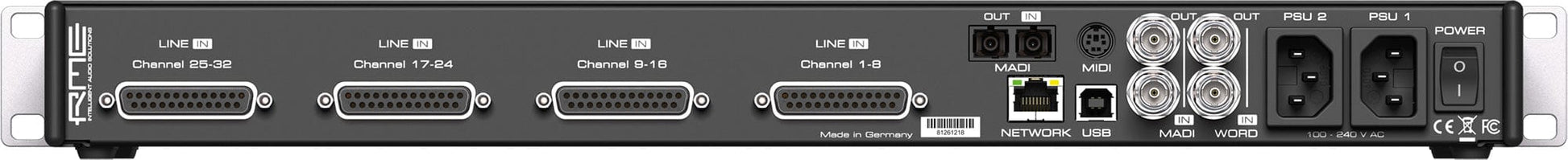 RME M32 AD Pro 32-Channel High-End 192 kHz AD Converter - PSSL ProSound and Stage Lighting