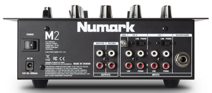 Numark M2 Black 2-Channel 10-Inch Scratch DJ Mixer - PSSL ProSound and Stage Lighting