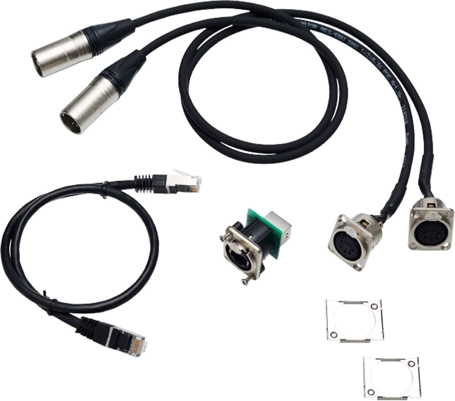 MA Lighting MA210650 Adapter Cable Set for 2-Port Node 5-Pin XLR Rack Mount Kit - PSSL ProSound and Stage Lighting