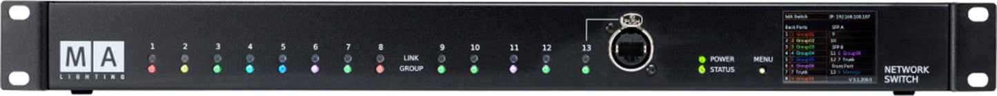 MA Lighting MA4000658 MA Network Switch Type N02-4FDW-A - PSSL ProSound and Stage Lighting