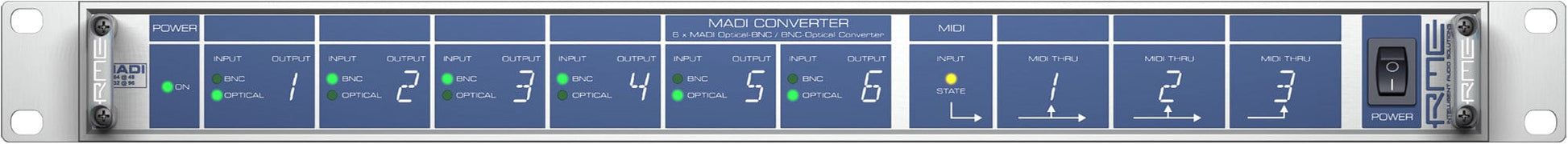 RME MADI Converter 2x6-Channel MADI Optical and Coaxial Converter - PSSL ProSound and Stage Lighting