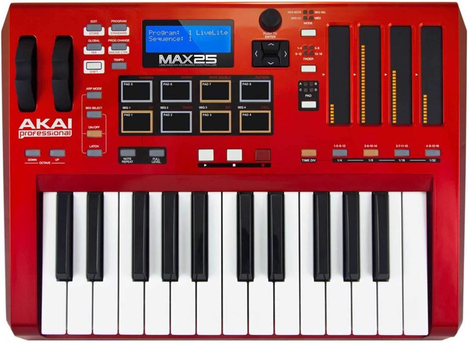 Akai MAX25 Premium USB/MIDI Controller - 25 Keys - PSSL ProSound and Stage Lighting