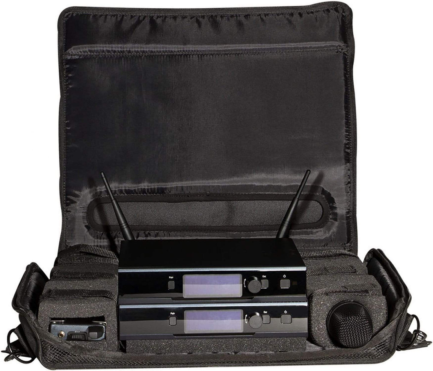 On Stage MB5002 Carrying Bag for Wireless Handheld Microphones - PSSL ProSound and Stage Lighting