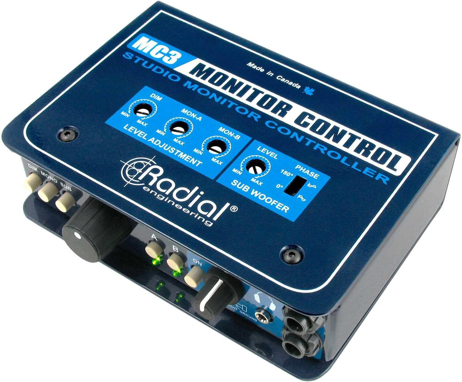 Radial MC3 Passive Studio Monitor Controller - PSSL ProSound and Stage Lighting