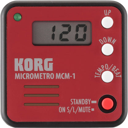 Korg MCM1RD MicroMetro Clip-on Metronome-Red - PSSL ProSound and Stage Lighting