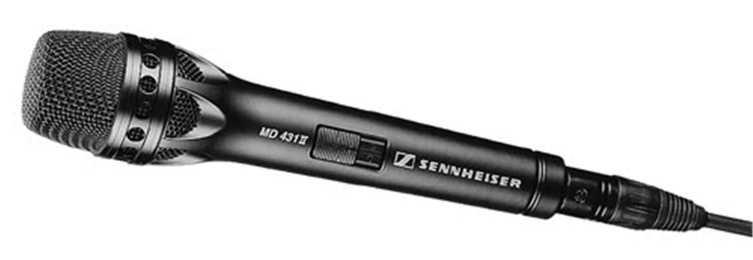 Sennheiser MD431II Dynamic Mic with On/Off - PSSL ProSound and Stage Lighting