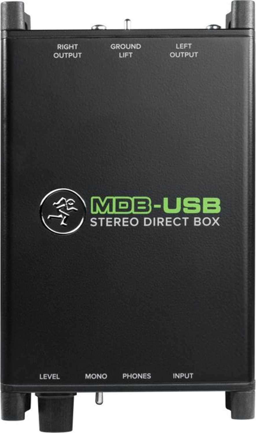 Mackie MDB-USB Stereo Direct Box with USB Input - PSSL ProSound and Stage Lighting