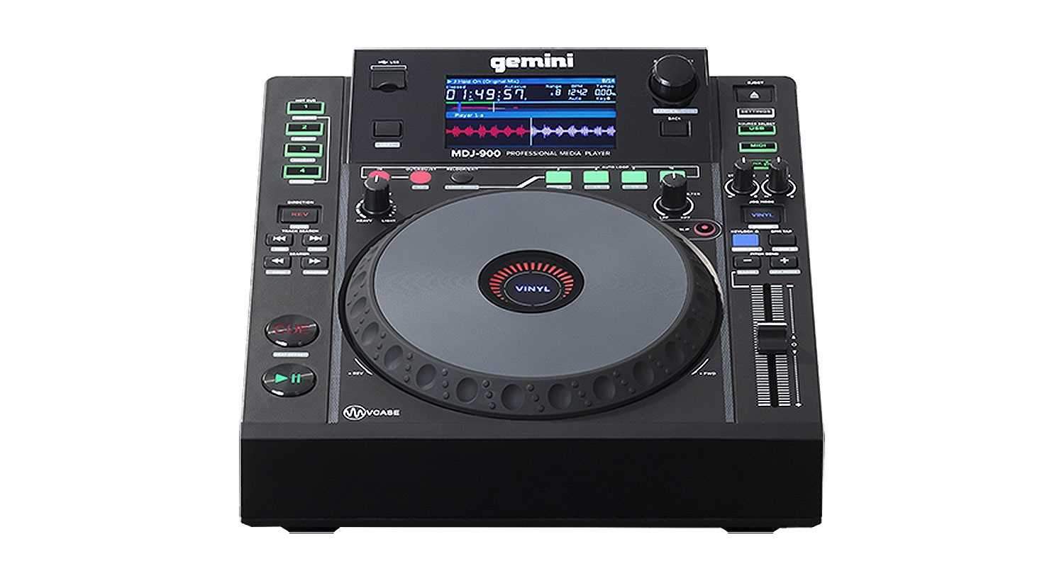 Gemini MDJ-900 Tabletop DJ Media Player - PSSL ProSound and Stage Lighting