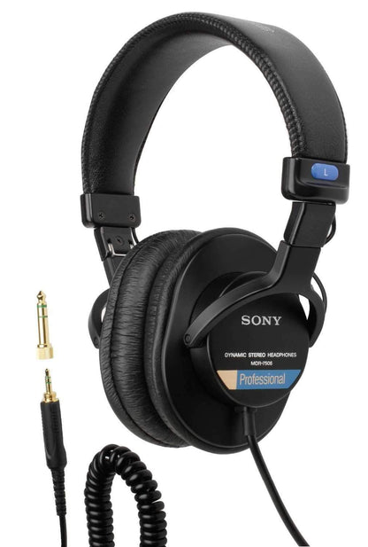 Sony MDR 7506 Professional Studio Headphones - PSSL ProSound and Stage Lighting