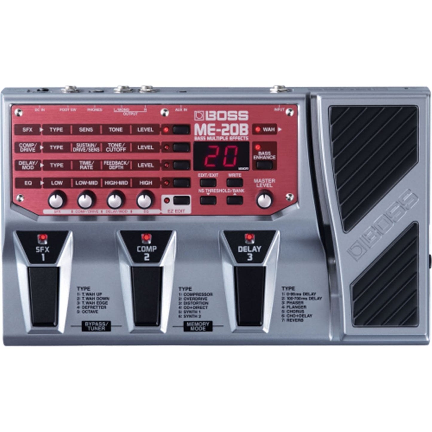 Boss ME-20B Bass Multi Effects Unit - PSSL ProSound and Stage Lighting
