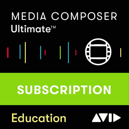 Media Composer Ultimate 1Y Subscription EDU - ProSound and Stage Lighting