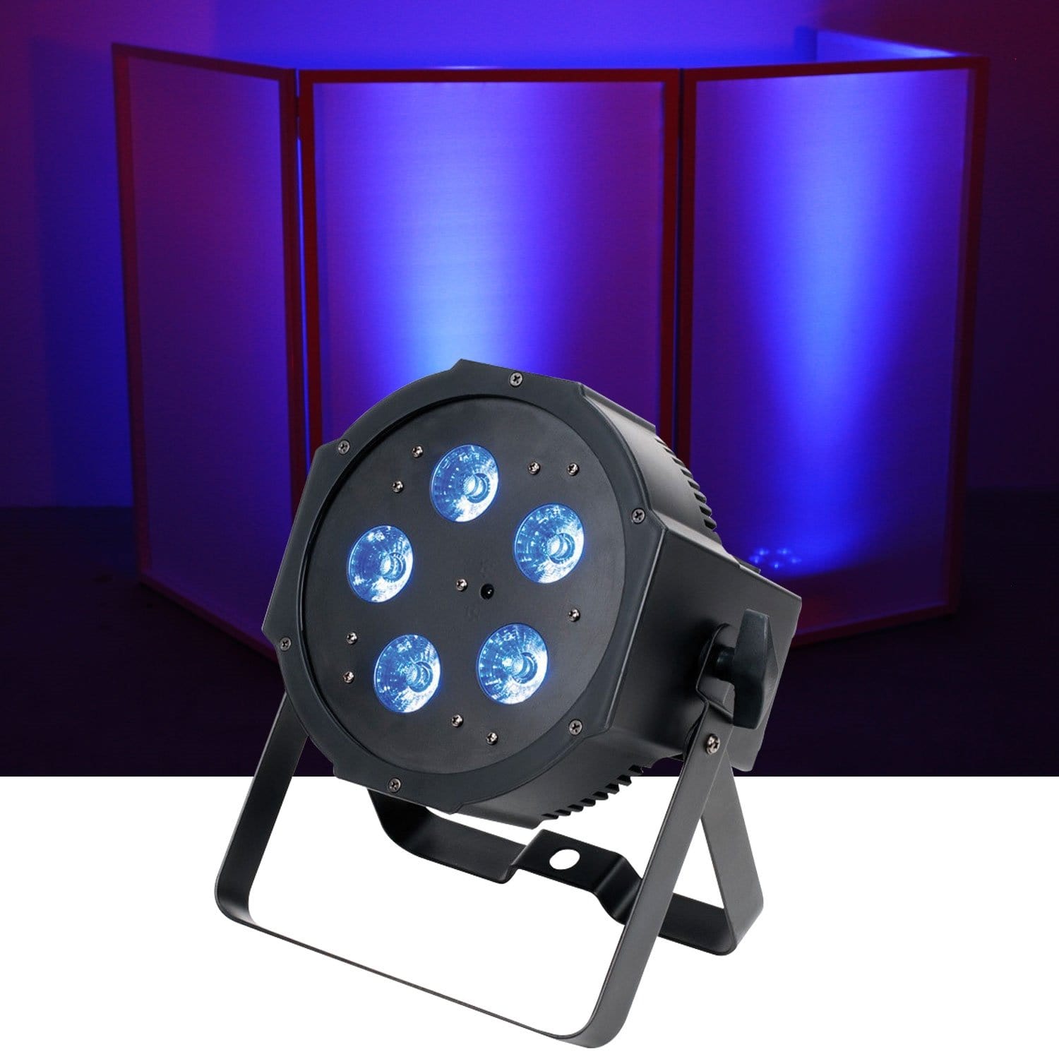 ADJ American DJ Mega QPlus Go Battery Powered RGB Plus UV LED Light - PSSL ProSound and Stage Lighting