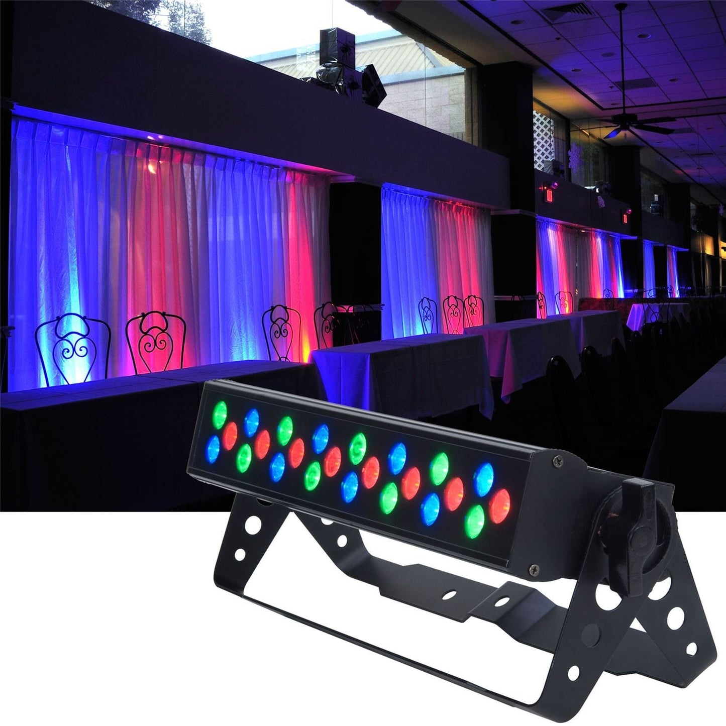 American DJ Mega 24 Pro 1/2 Meter 24 x 1w LED Bar - PSSL ProSound and Stage Lighting