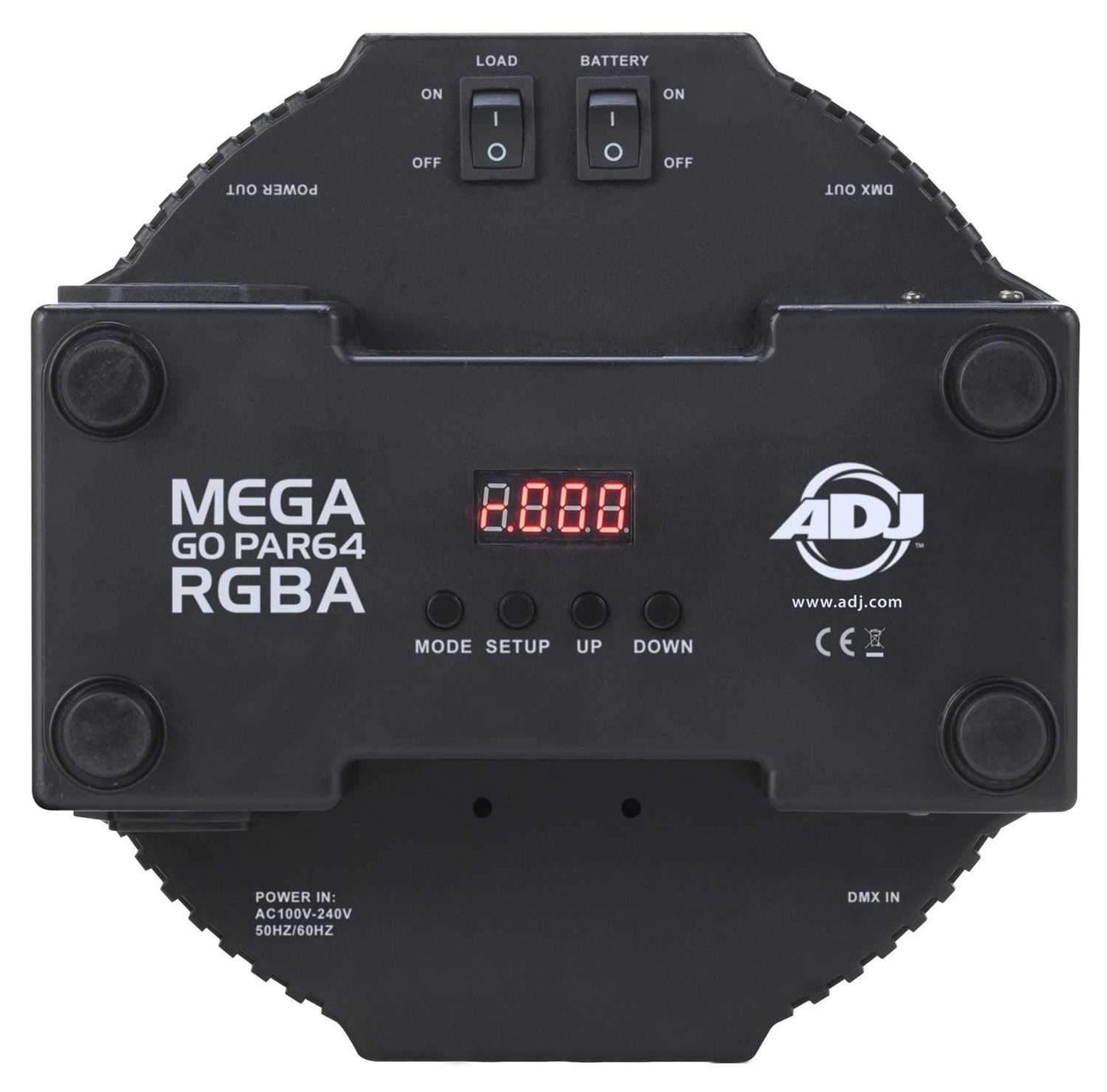 American DJ Mega Go Par64 RGBA Battery LED Light - PSSL ProSound and Stage Lighting