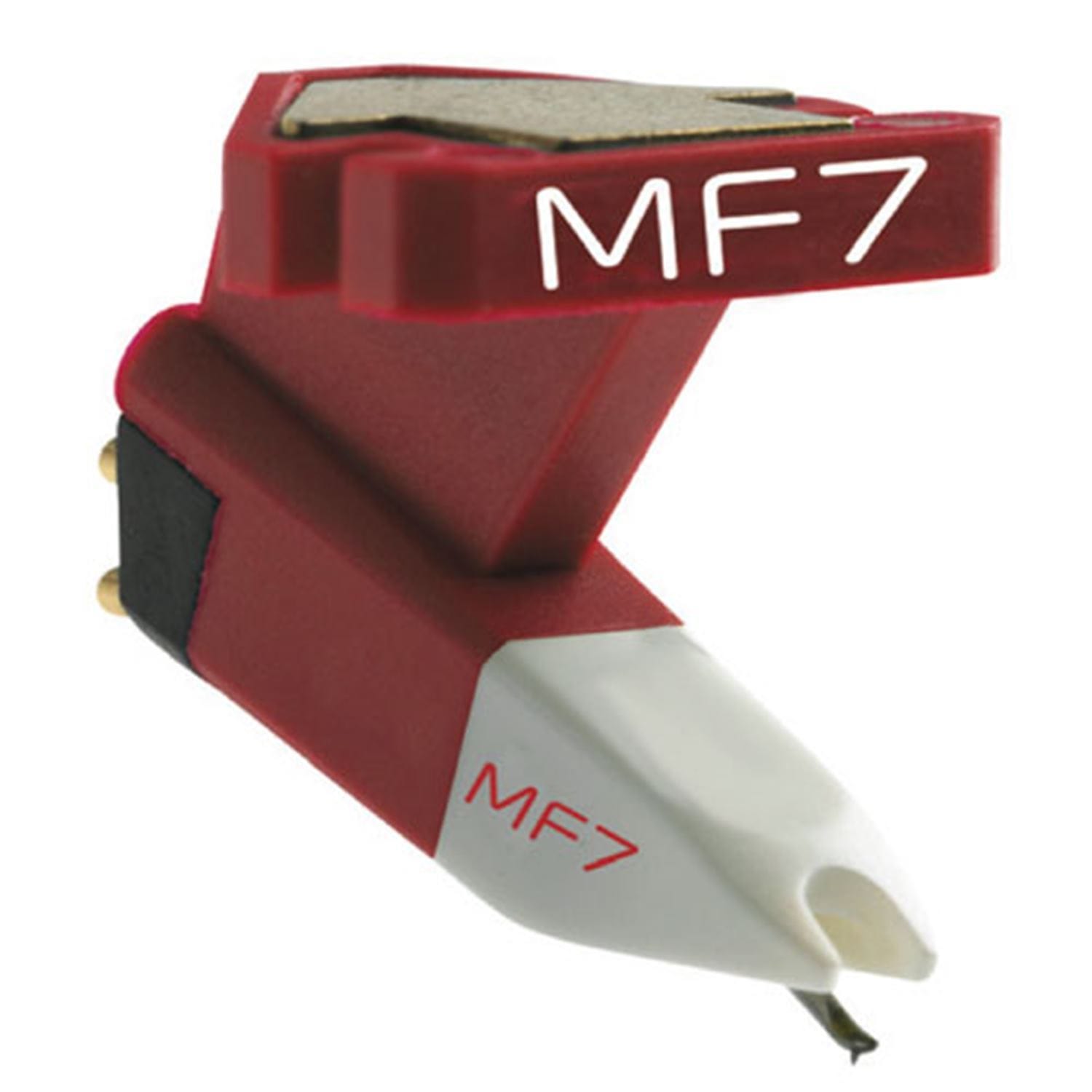 Ortofon MF7 Single White body red spherical stylus - PSSL ProSound and Stage Lighting