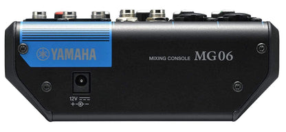 Yamaha MG06 6-Channel Analog PA Mixer - PSSL ProSound and Stage Lighting