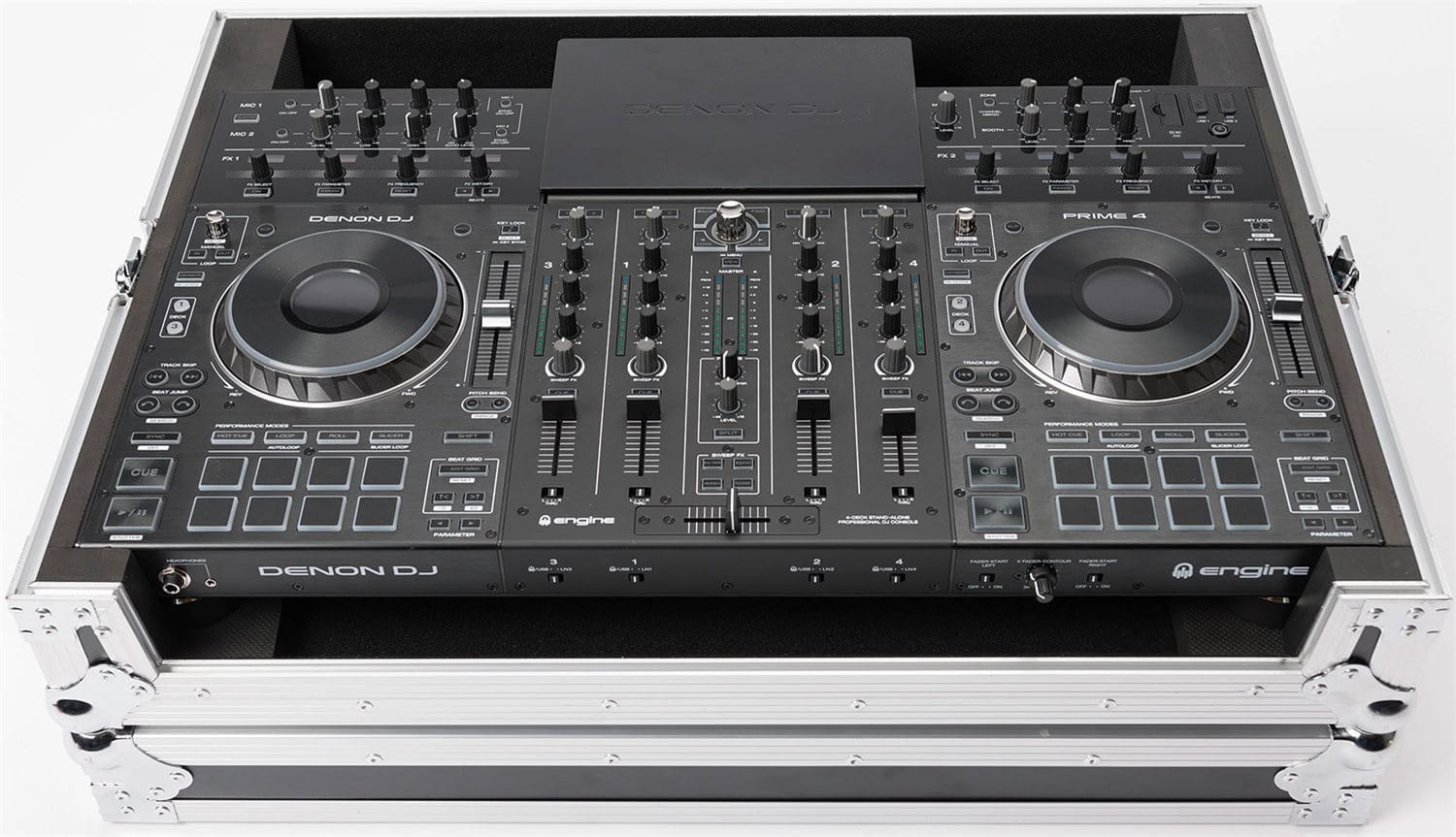 Magma MGA40994 DJ Controller Case for Denon Prime 4 - PSSL ProSound and Stage Lighting