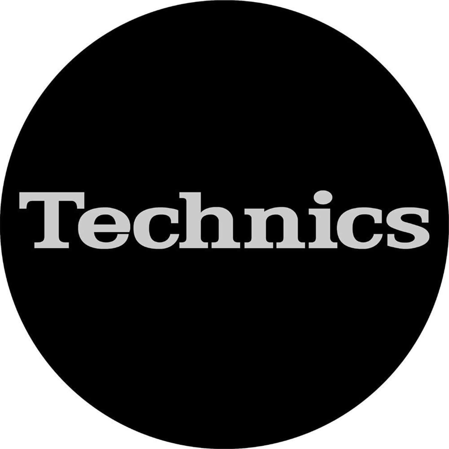 Technics Non Glow Slipmat Silver/Black (Pair) - PSSL ProSound and Stage Lighting