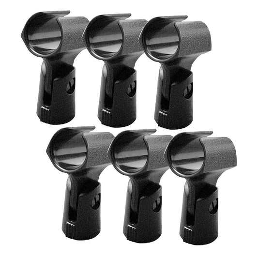 On-Stage Professional Microphone Clip 6-Pack - PSSL ProSound and Stage Lighting