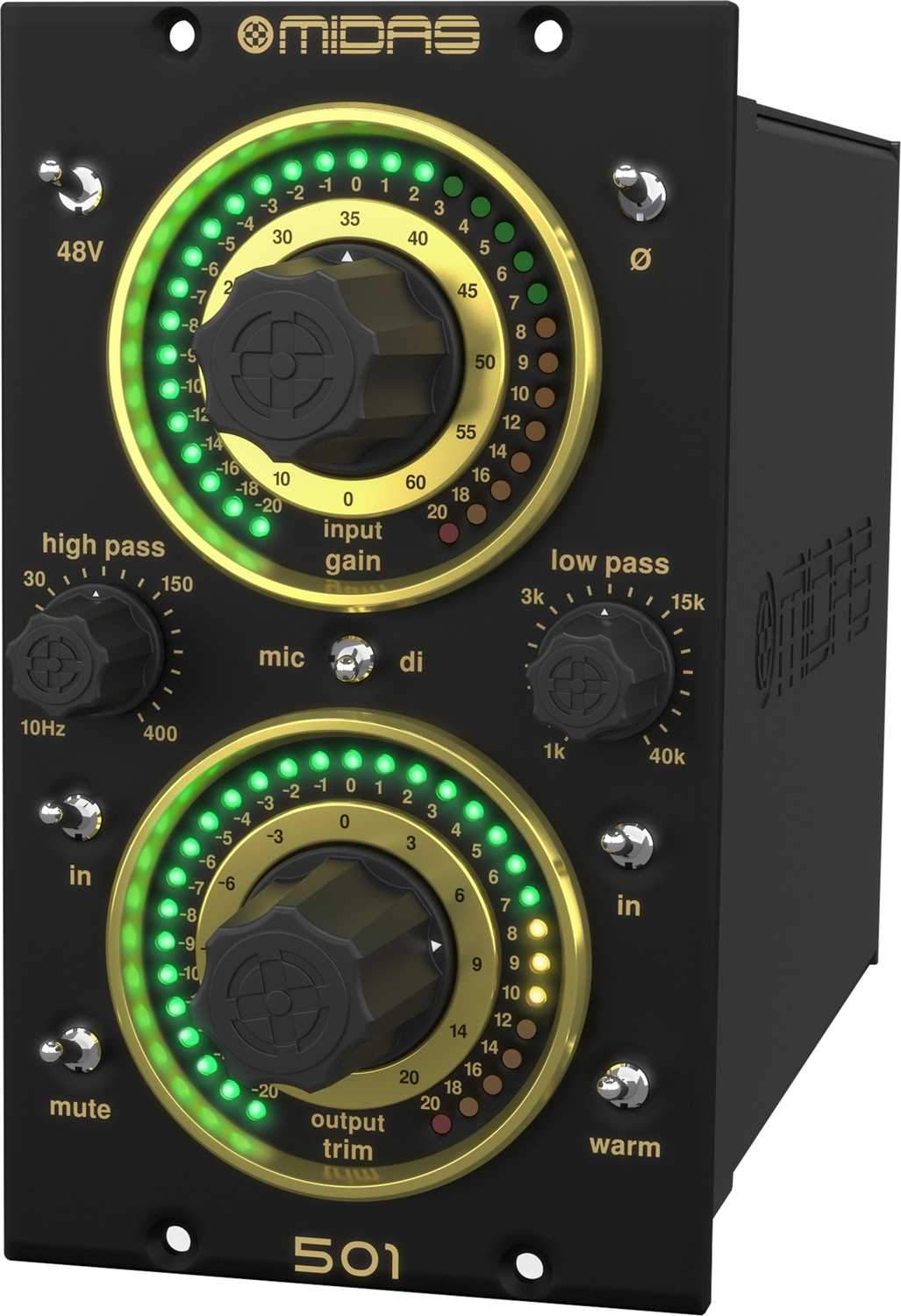 Midas Ultra High Performance 500 Series Microphone Preamp - PSSL ProSound and Stage Lighting