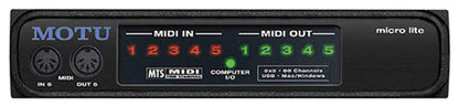 MOTU MICRO Lite Computer Midi Interface - PSSL ProSound and Stage Lighting