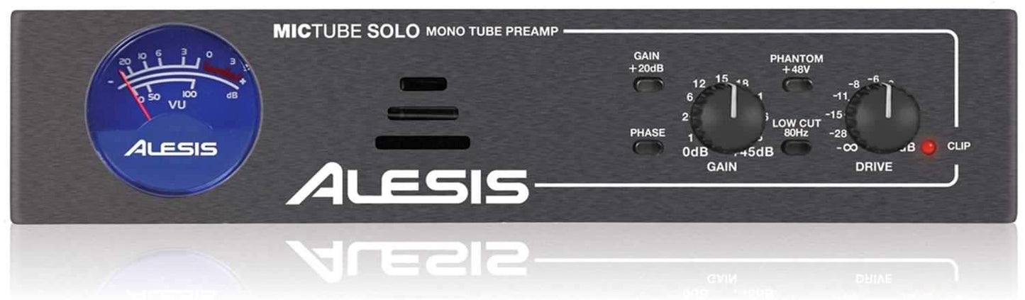 Alesis MicTube-Solo Mono Tube Mic Pre Amp with VU - PSSL ProSound and Stage Lighting