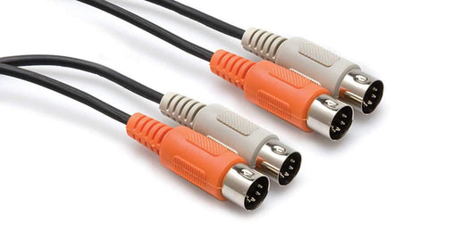 Hosa MID-201 Dual MIDI Cable 5-pin DIN to Same 1M - PSSL ProSound and Stage Lighting
