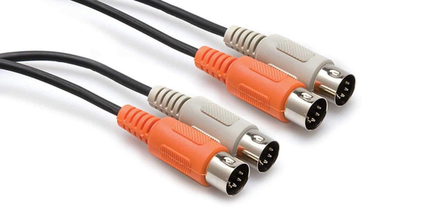 Hosa MID-202 Dual MIDI Cable 5-pin DIN to Same 2M - PSSL ProSound and Stage Lighting