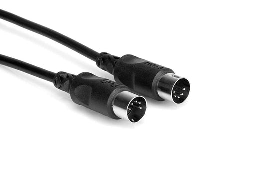Hosa MID-301BK MIDI Cable 5-pin DIN to Same 1 Ft - PSSL ProSound and Stage Lighting