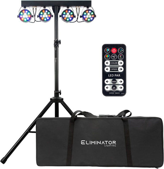 Eliminator Mini Par Bar Portable LED Lighting System - PSSL ProSound and Stage Lighting