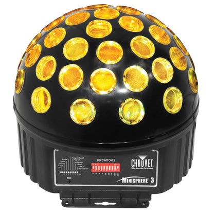 Chauvet Minisphere 3 RGB LED Mirror Ball Effect - PSSL ProSound and Stage Lighting