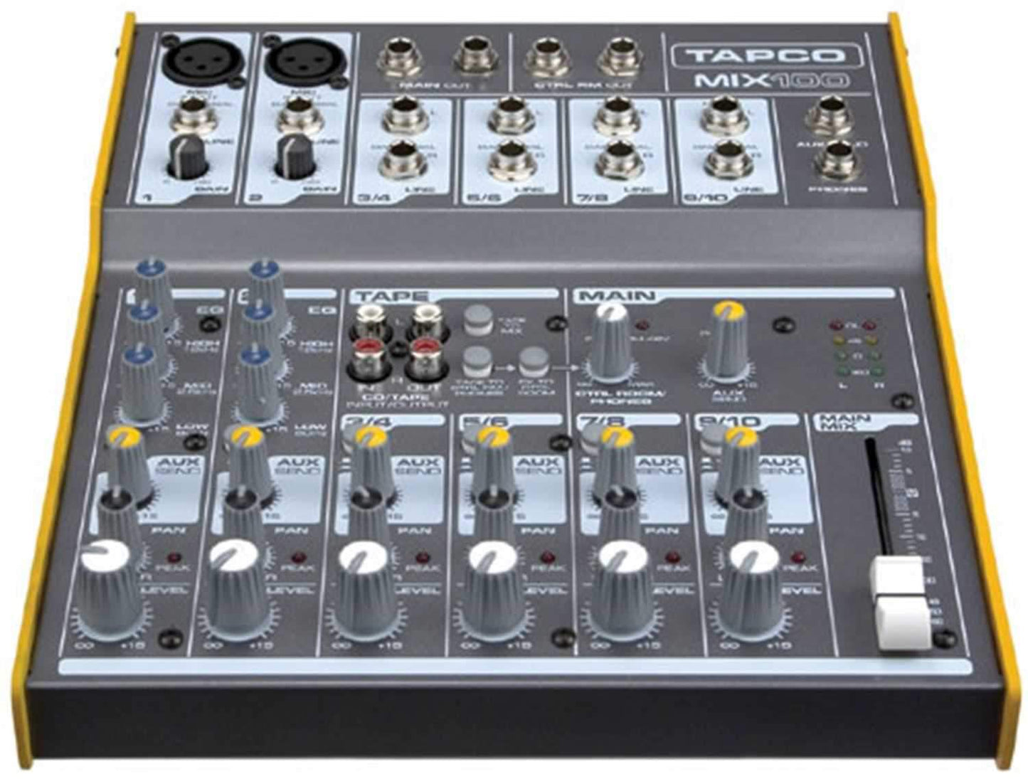 Tapco MIX100 10-Channel Mixer - PSSL ProSound and Stage Lighting