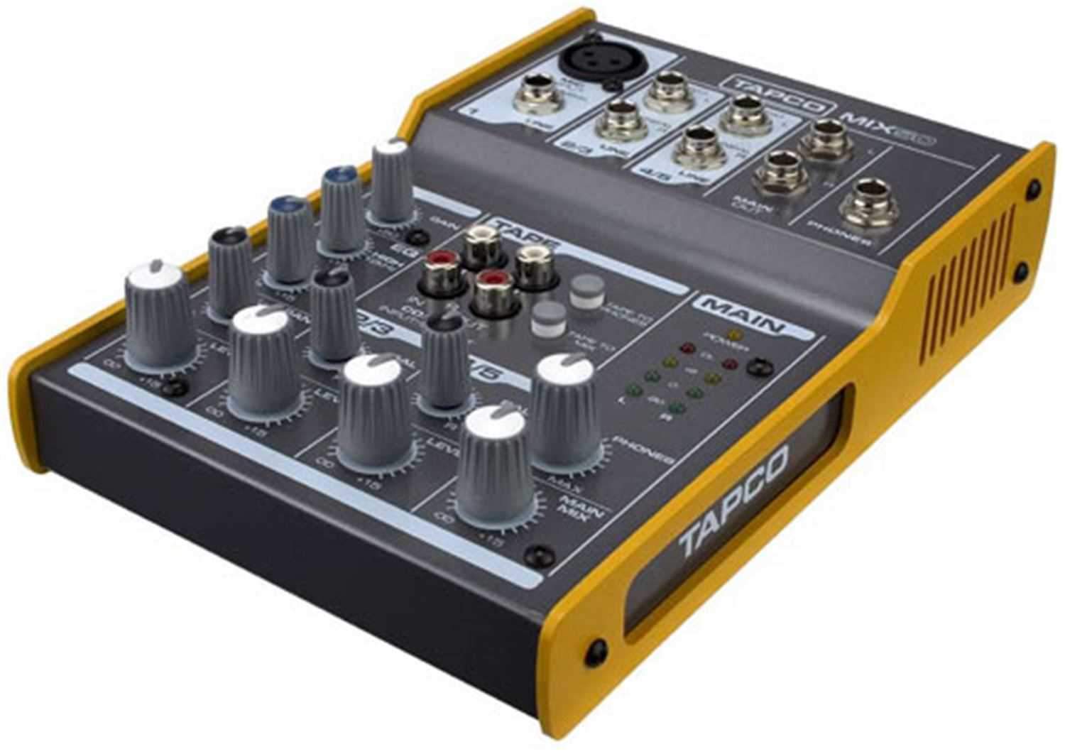 Tapco MIX50 5-Channel Mixer - PSSL ProSound and Stage Lighting