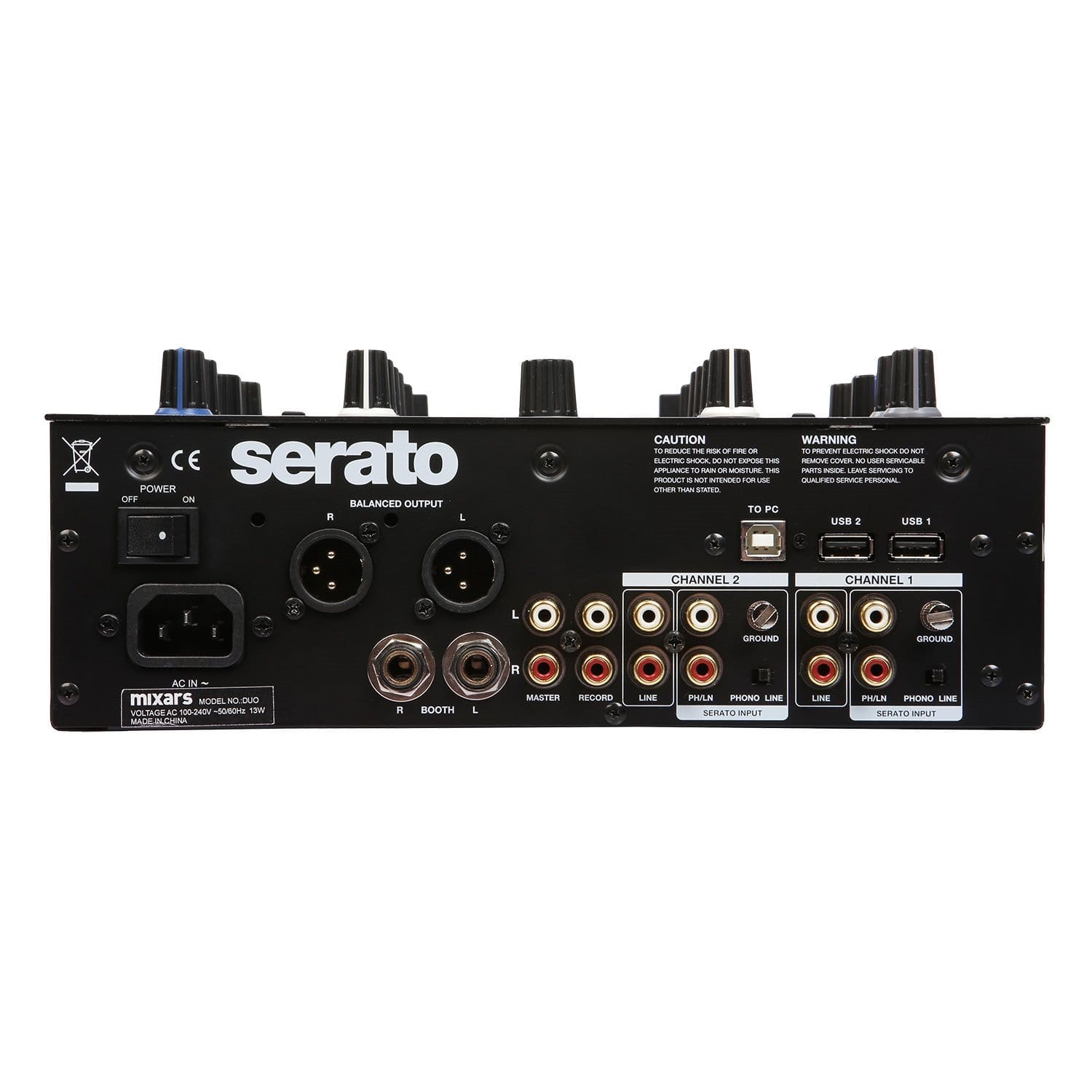 Mixars DUO MKII 2-Channel Mixer for Serato DJ