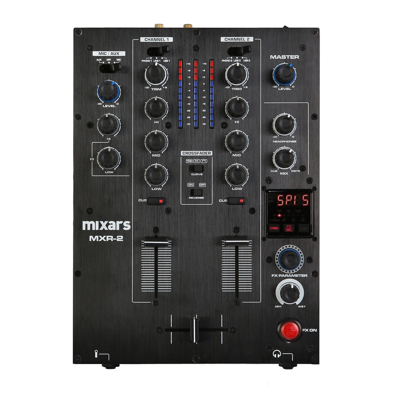Mixars MXR-2 2-Channel DJ Mixer with Effects - PSSL ProSound and Stage Lighting