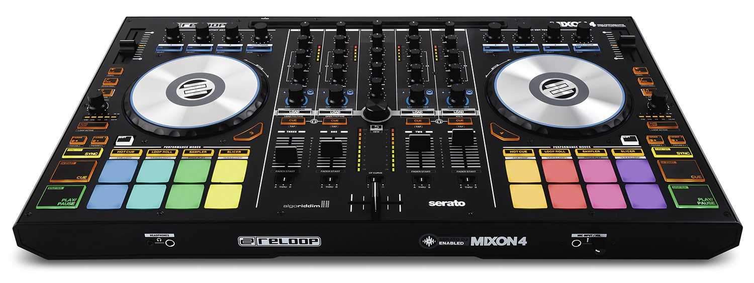 Reloop Mixon 4 DJ Controller for Serato - PSSL ProSound and Stage Lighting