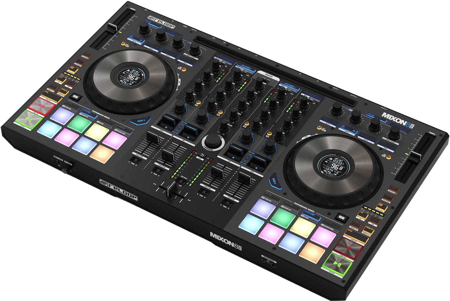 Reloop Mixon 8 Pro 4-Channel DJ Controller - PSSL ProSound and Stage Lighting