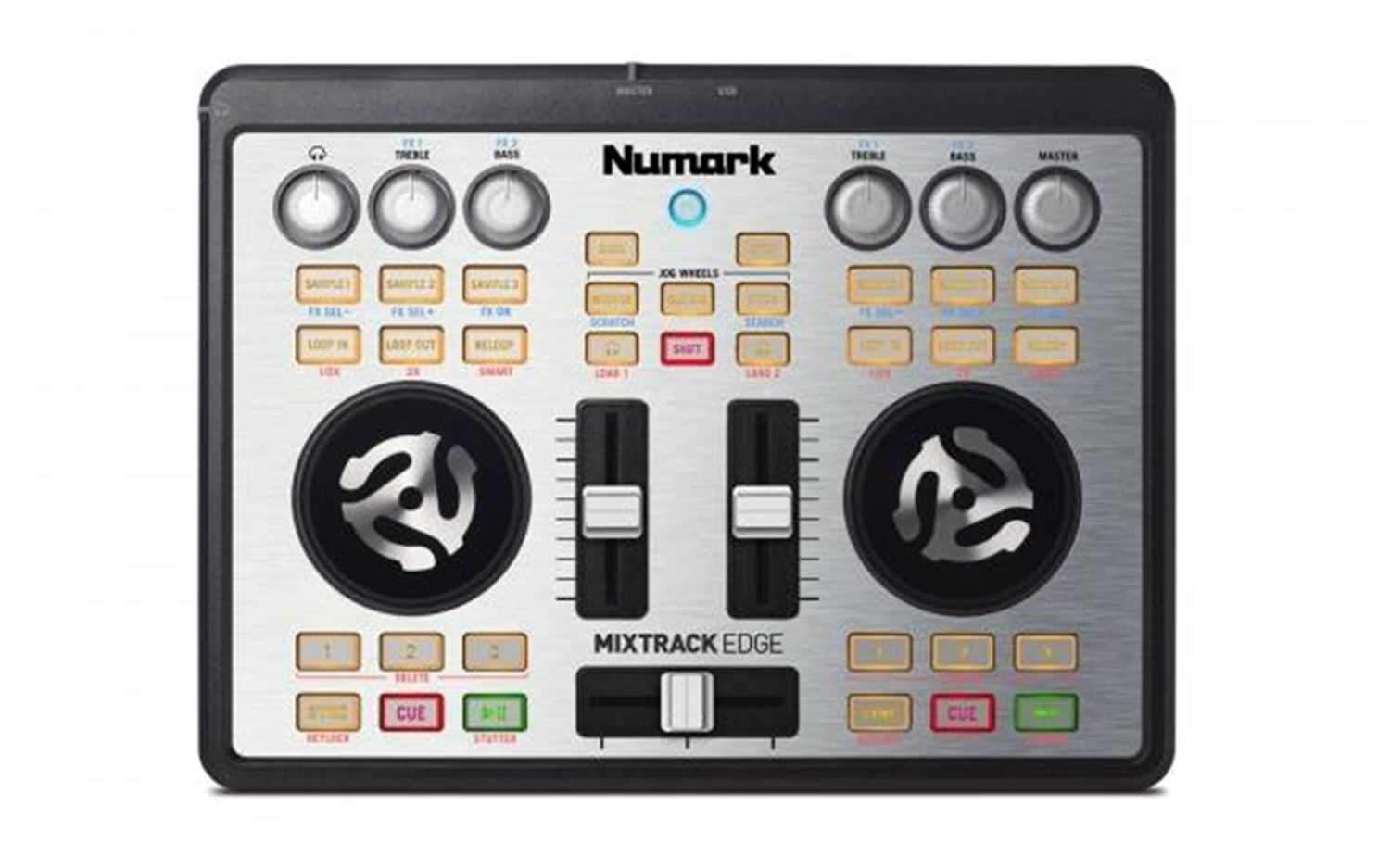 Numark Mixtrack Edge 2-Ch Slim USB DJ Controller - PSSL ProSound and Stage Lighting