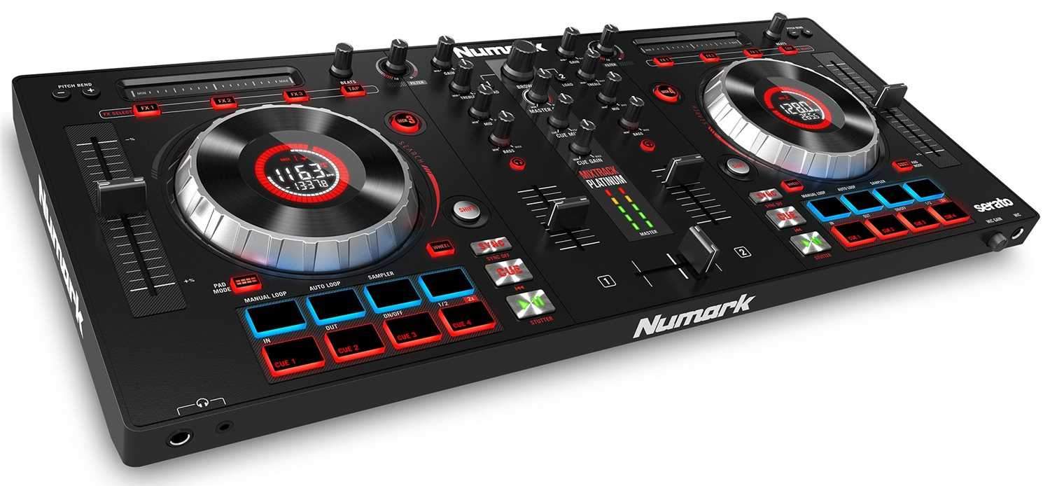 Numark Mixtrack Platinum 4-Deck DJ Controller - PSSL ProSound and Stage Lighting