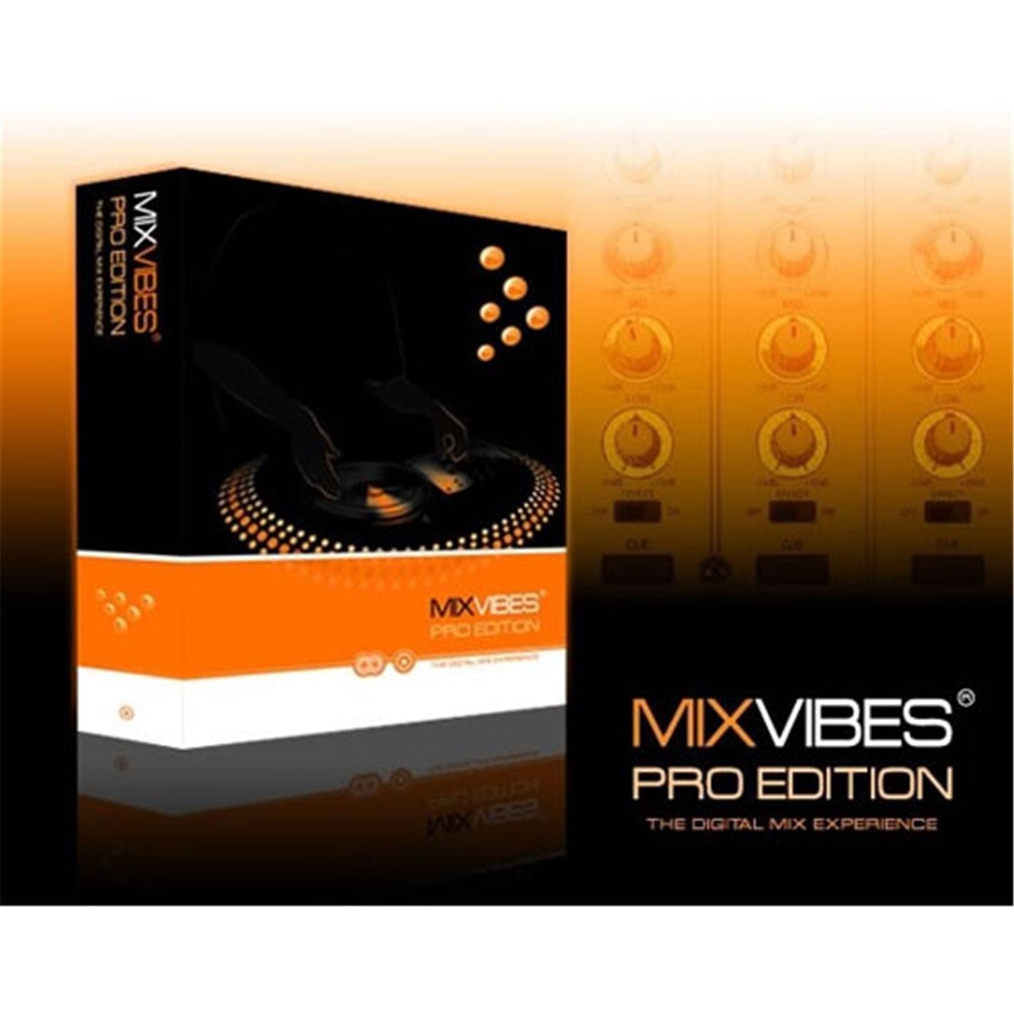 Mixvibes Pro Scratch Software with 2 Time Coded CDs - PSSL ProSound and Stage Lighting