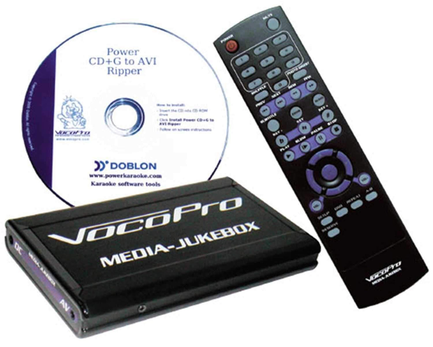 Vocopro MJPRO 40G Media Player with Software - Remote - PSSL ProSound and Stage Lighting