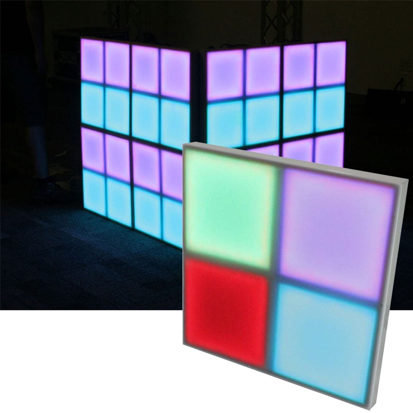 Mega Lite N-E Color Wall Panel RGB 96 x 31-Watt - PSSL ProSound and Stage Lighting