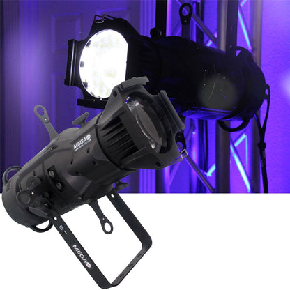 Mega Lite Drama 120-Watt White LED Ellipsoidal Light - PSSL ProSound and Stage Lighting